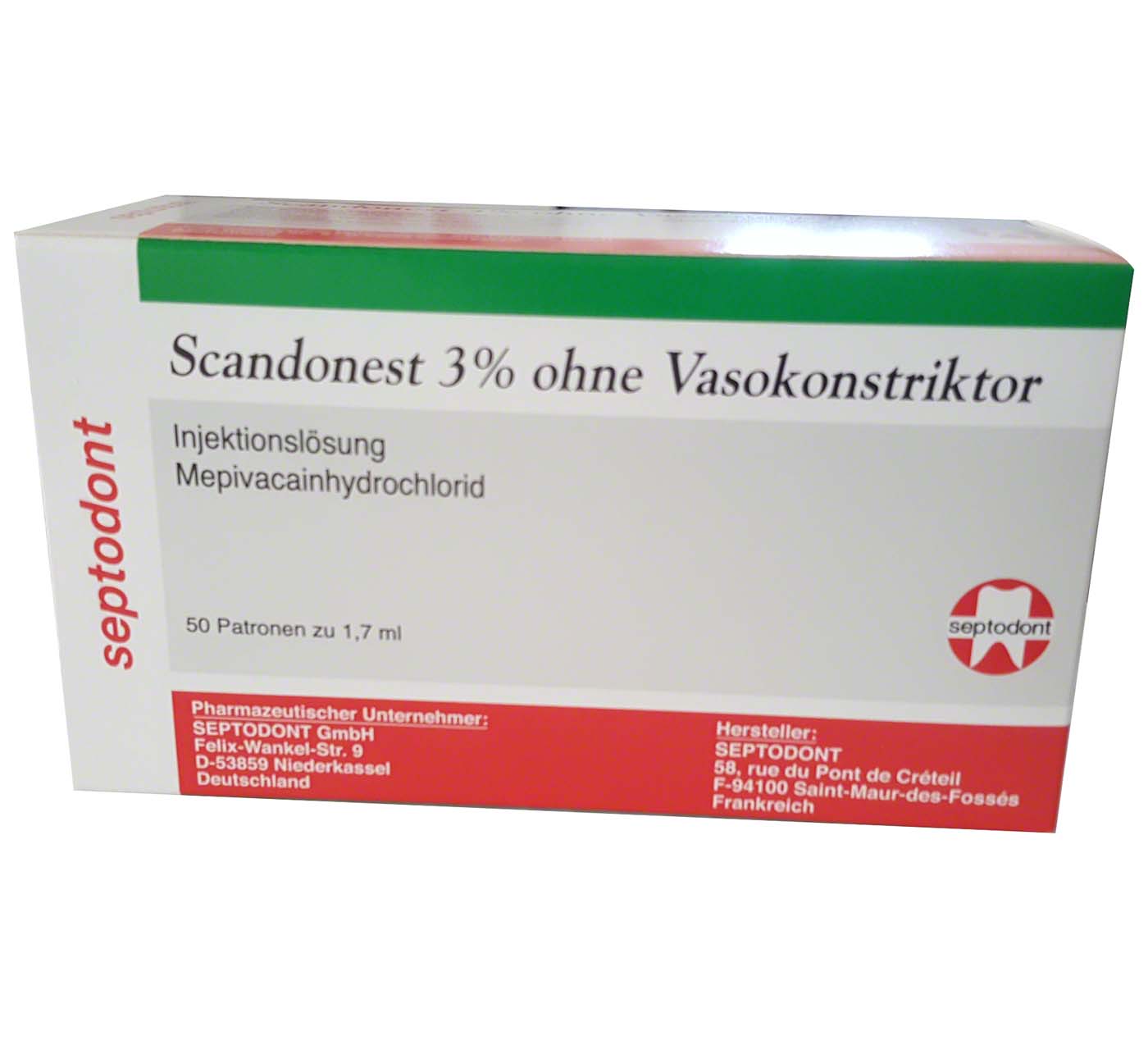 Scandonest 3% o.V. Septodont