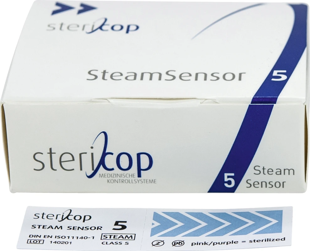 Steri-Indikator Steam-Sensor 5 Packung 200 Stück