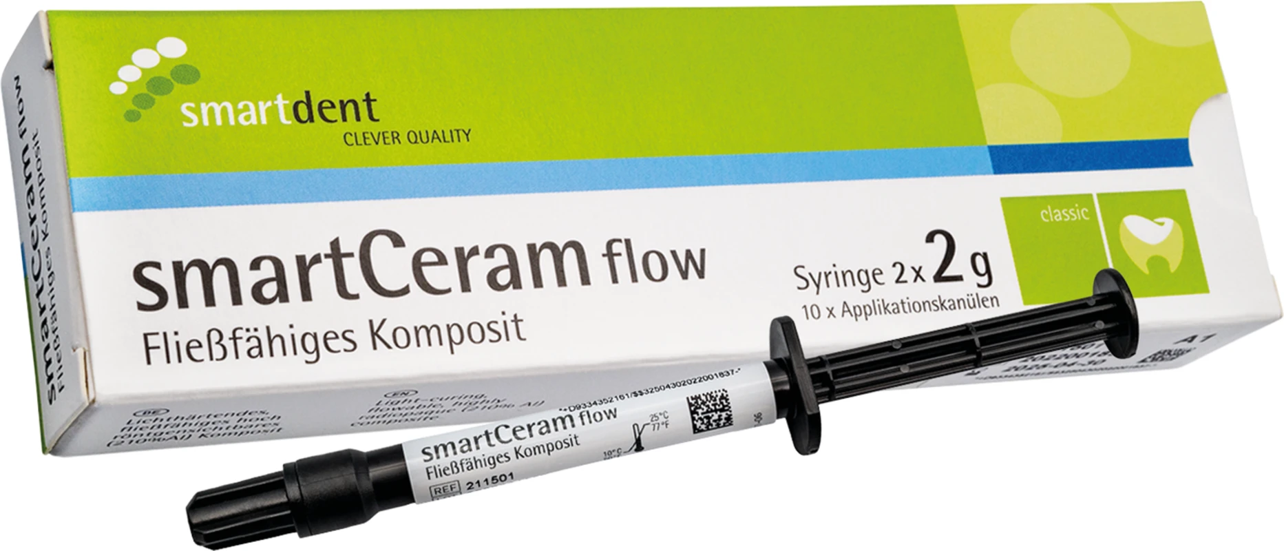 smartCeram flow Packung 2 x 2 g Spritze A3