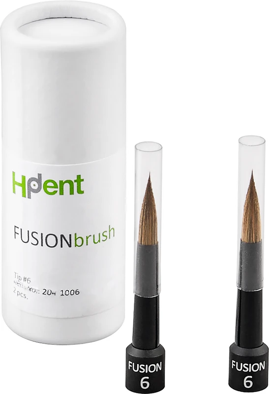 FUSION.brush Packung 2 Pinselspitzen Größe 6