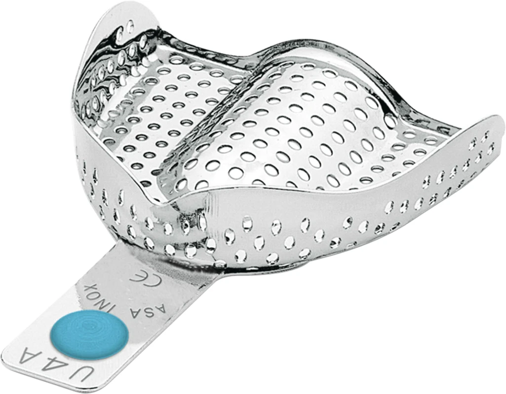 ANATOMIC Abformlöffel Stück OK M, perforiert, blau, 2801-U4A ANATOMIC Abformlöffel ASA Dental