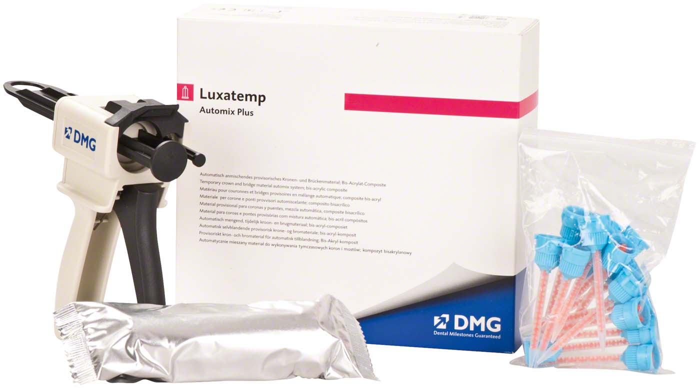 Luxatemp® Plus Einführungspackung 76 g Doppelkartusche A2, Zubehör Luxatemp® Plus DMG