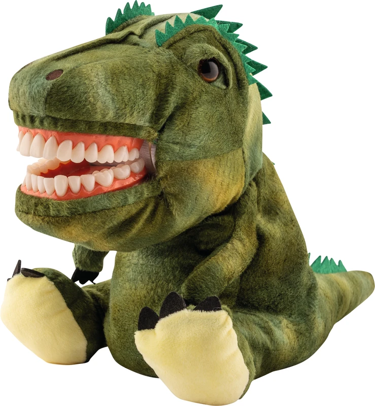 Handpuppe StarSmilez Stück Dino medium, inkl.Zahnbürste