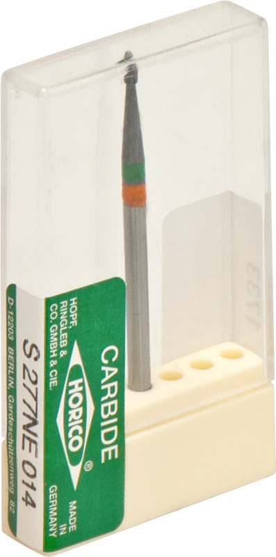 HM-Fräser 277NE/NEF Stück schwarz besch., Kreuzverzahnung, orange-grün, HP, Figur 277, 3 mm, ISO 014
