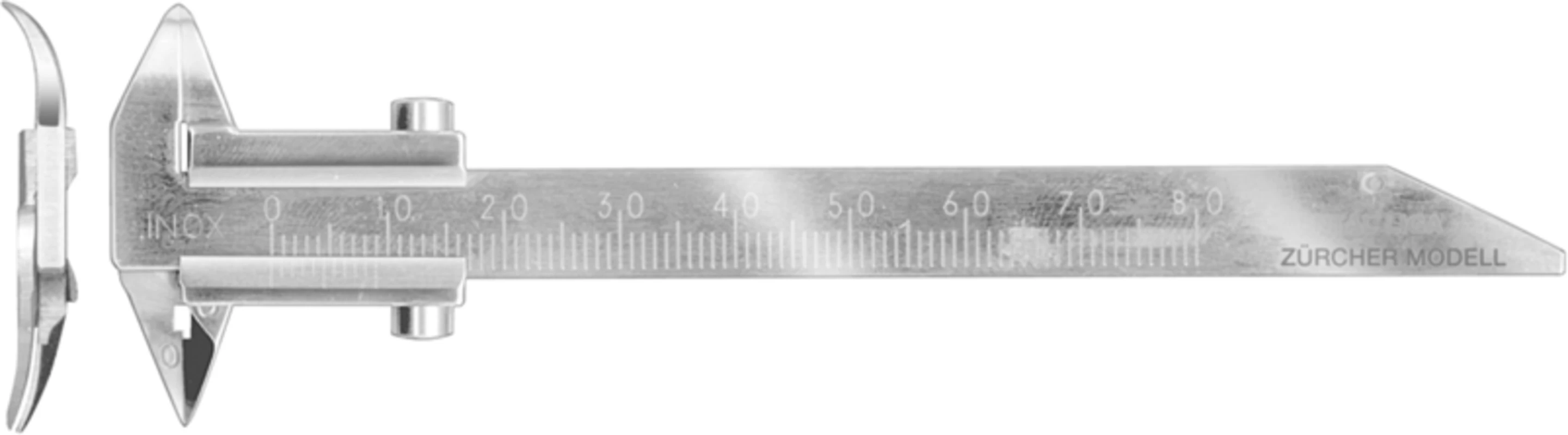 KFO-Schieblehre nach Zürcher Modell Stück HSL 247-52, 125 mm KFO-Schieblehre nach Zürcher Modell Hammacher