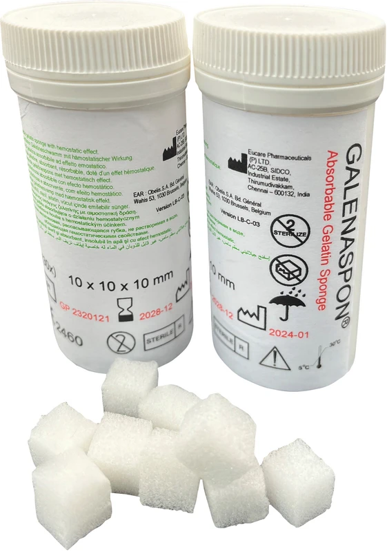 GALENASPON® dental Packung 2 Dosen x 30 Würfel, 10 x 10 x 10 mm