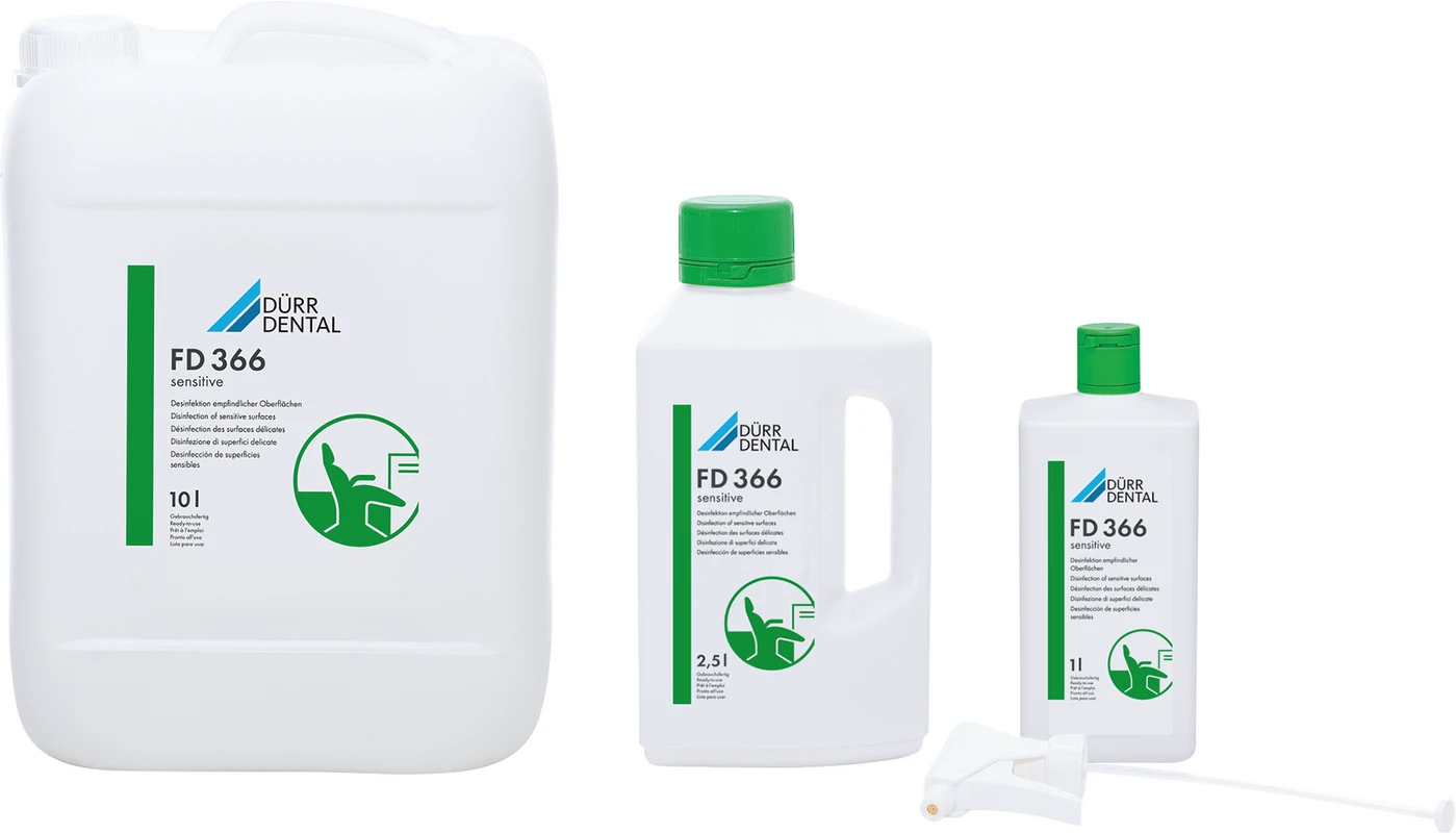 FD 366 sensitive Desinfektion Flasche 750 ml für Hygowipe Plus FD 366 sensitive Desinfektion Dürr Dental