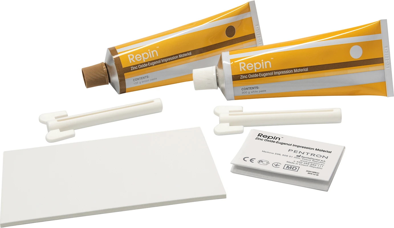 Repin™ Packung Impressionspaste 300 g weiß, 125 g braun, 1 Mischblock, 1 Tubenroller