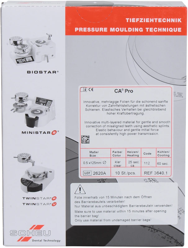 CA® Pro Packung 10 Stück 0,5 x 125 mm CA® Pro / Pro+ SCHEU-DENTAL