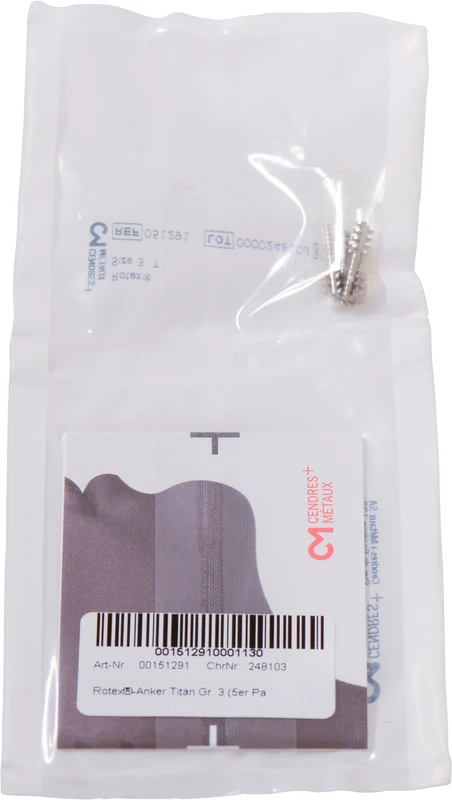 Rotex® Packung 5 Anker Titan Größe 3