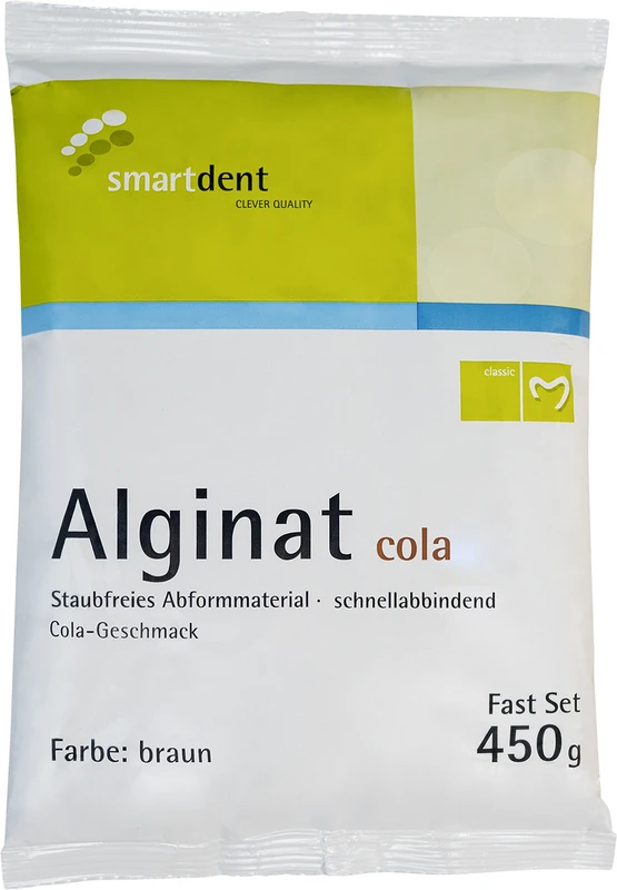 smart Alginat cola braun Beutel 450 g schnellhärtend, mit Colageschmack, braun smart Alginat cola braun Beutel 450 g schnellhärtend, mit Colageschmack, braun