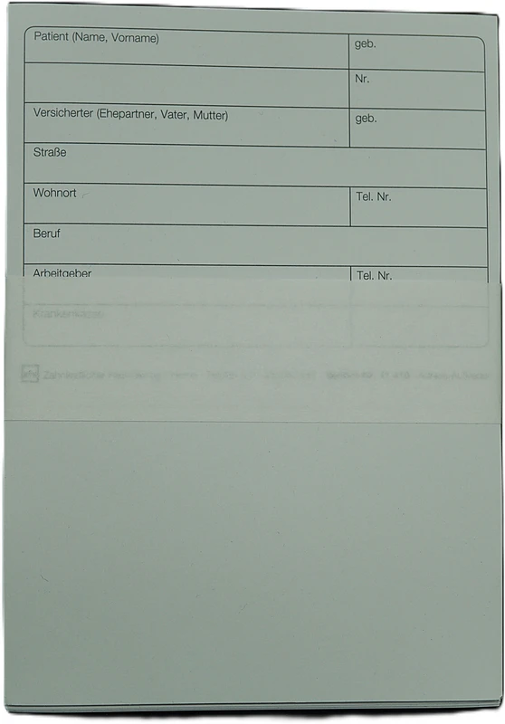 Adress-Aufkleber Dr. Hinz