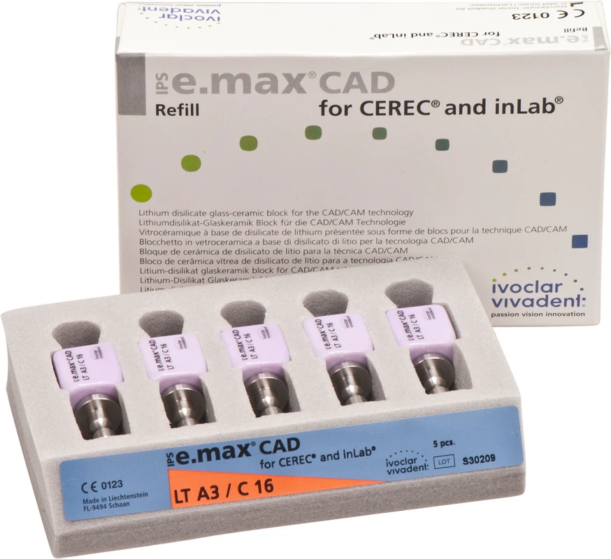 IPS e.max CAD Monolithic Solution for CEREC/inLab Ivoclar Vivadent