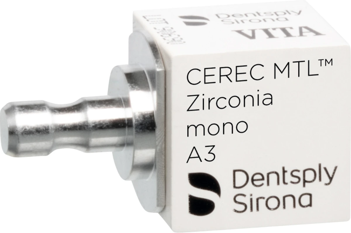 CEREC MTL™ Zirconia Packung 4 Stück mono A3 CEREC MTL™ Zirconia Dentsply Sirona