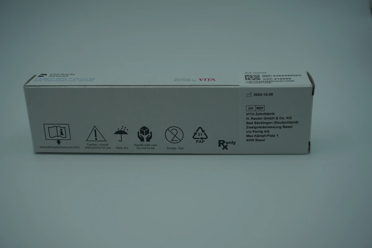 CEREC MTL™ Zirconia Dentsply Sirona