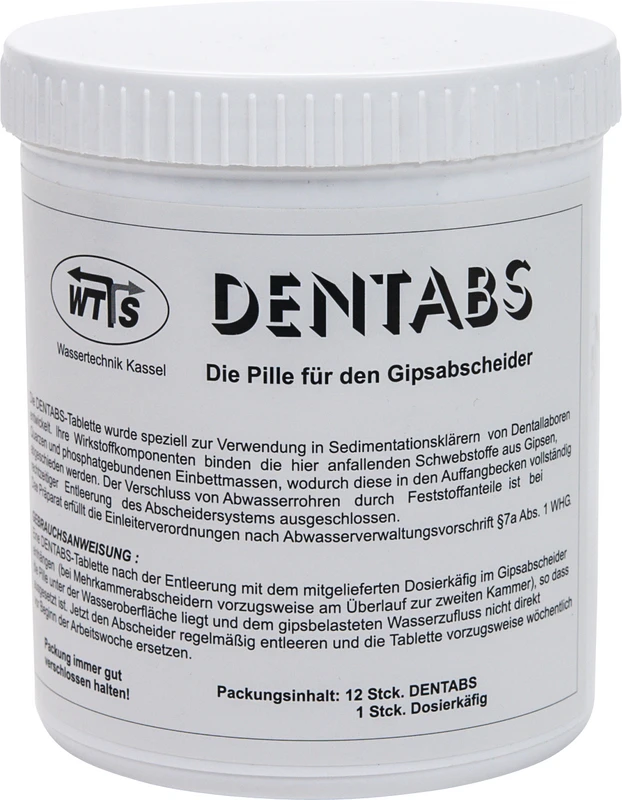 DENTABS Dose 12 x 20 g Tablette, 1 Einhängekorb