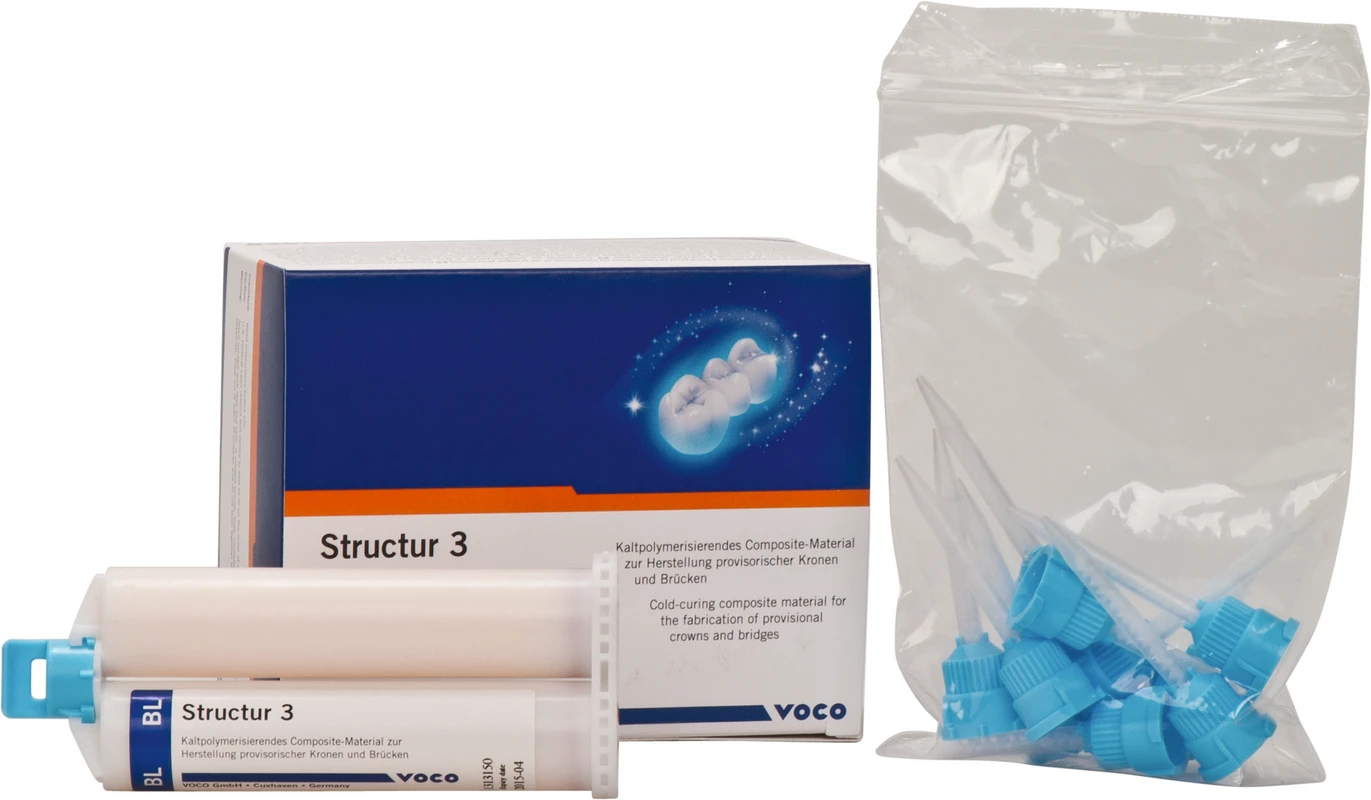 Structur 3 Packung 50 ml Doppelkartusche BL, Mischkanülen Typ 6