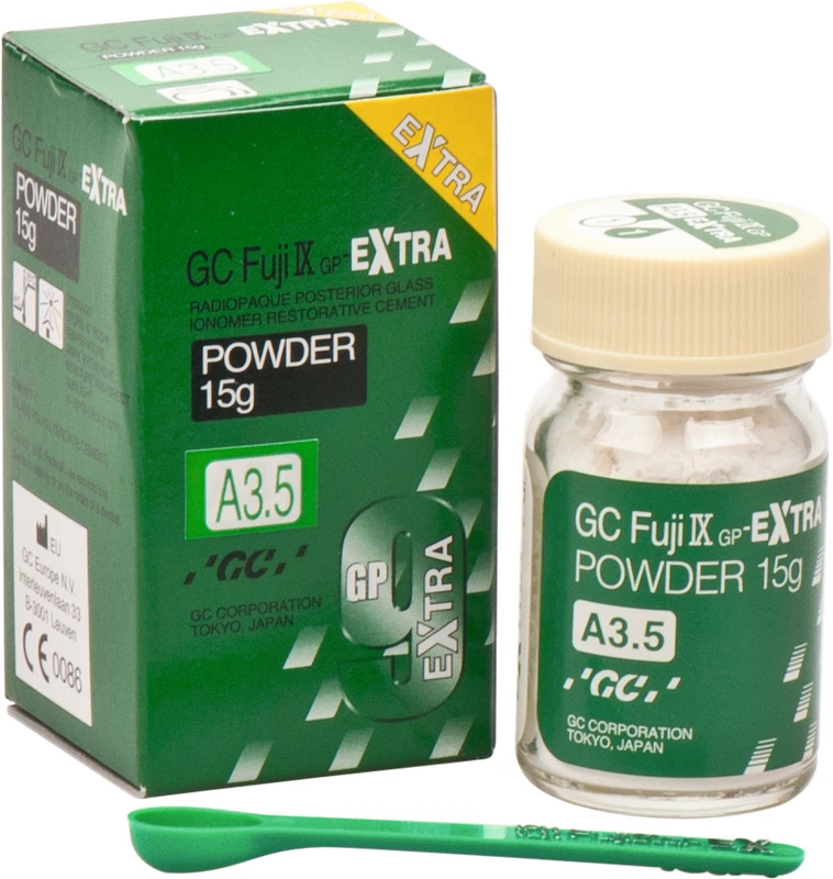 GC Fuji XP GP EXTRA Set 15 g Puder A3, 6,4 ml Liquid