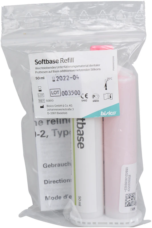 Softbase Kartusche 50 ml rosa transluzent