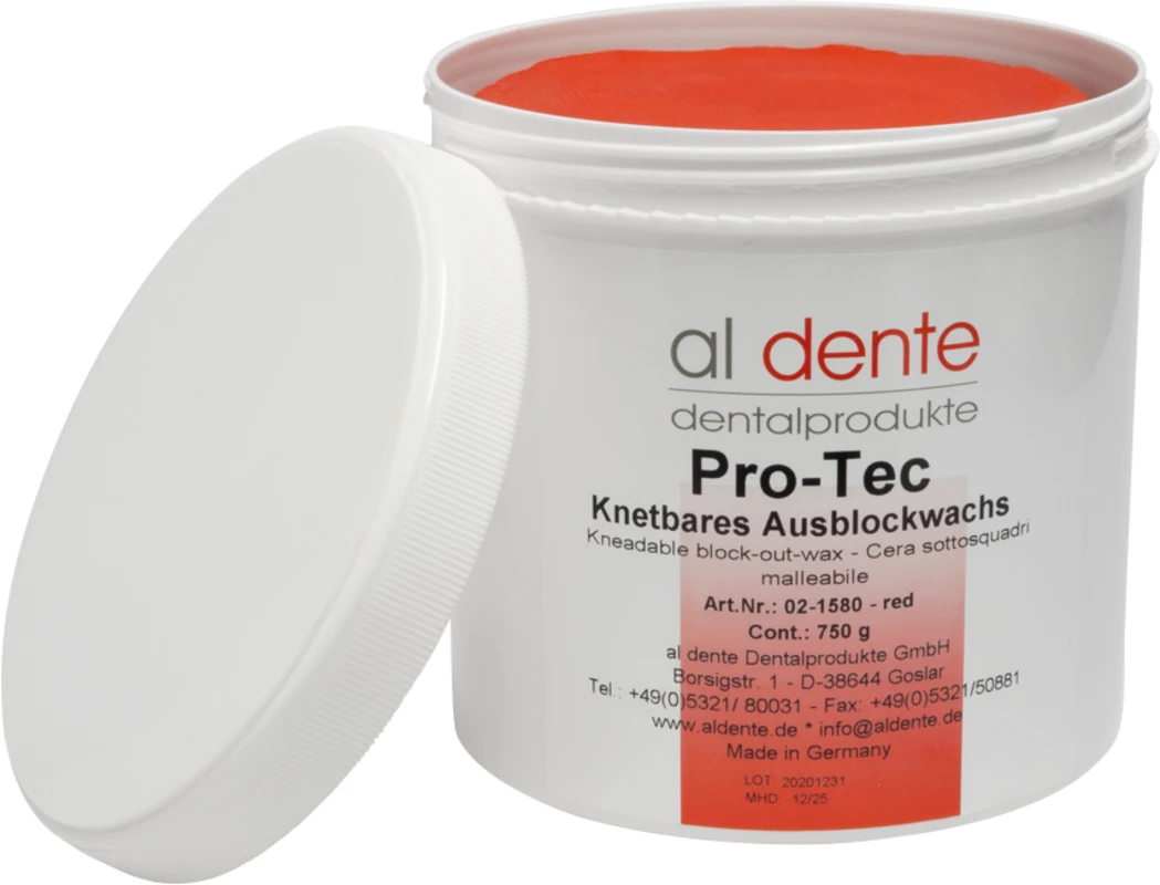 Pro-Tec Ausblockwachs al dente Dentalprodukte