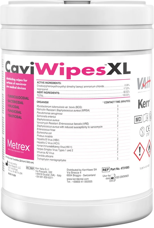 CaviWipes™ Dose 12 x 65 Stück, 22,9 x 30,5 cm
