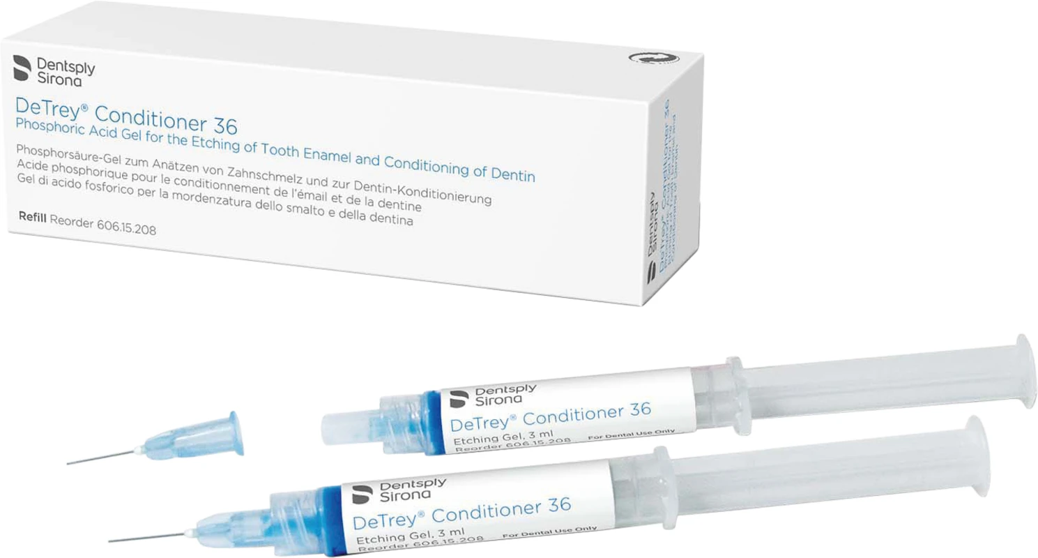 Conditioner 36 Packung 2 x 3 ml Spritze Ätzgel, 25 Applikatornadeln