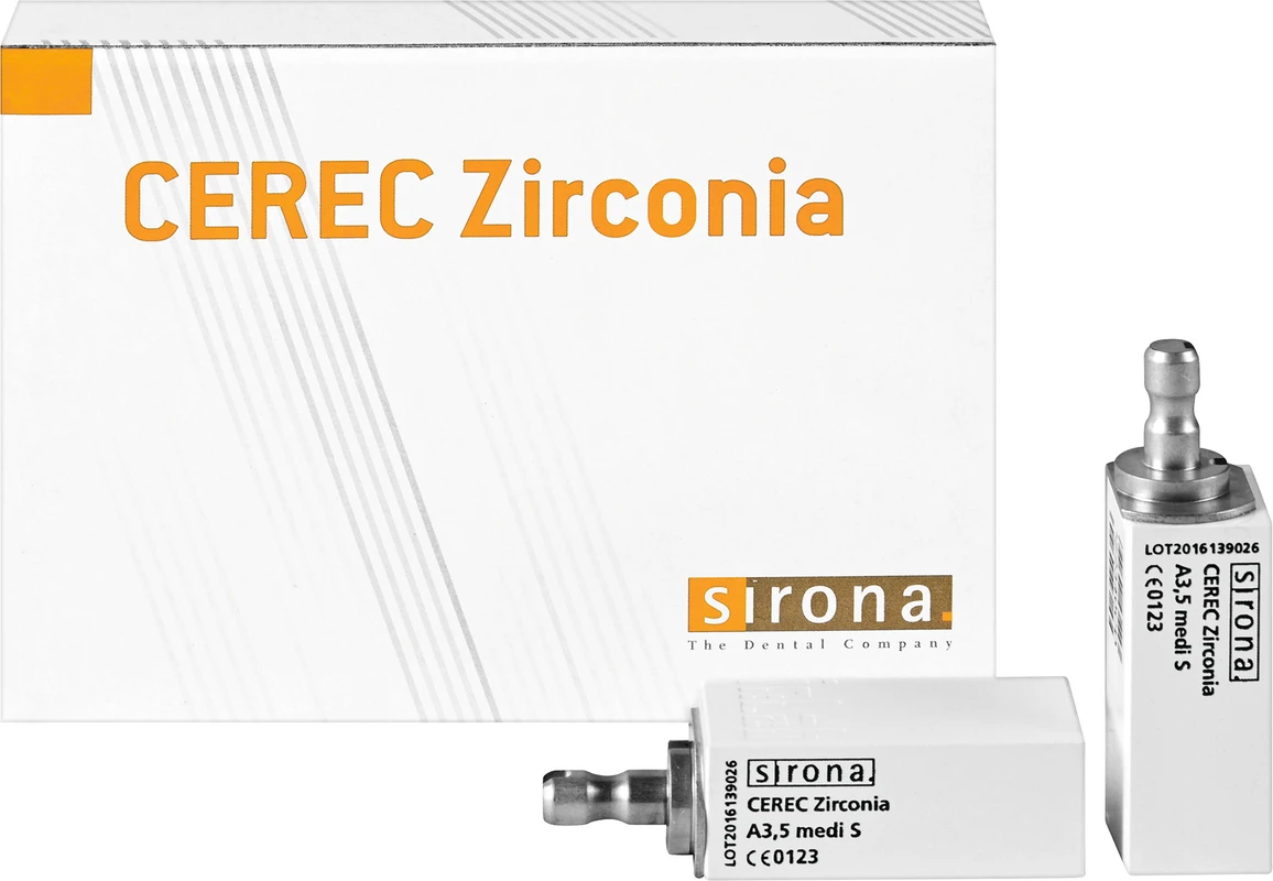 CEREC® Zirconia Packung 3 Stück medi S A3,5