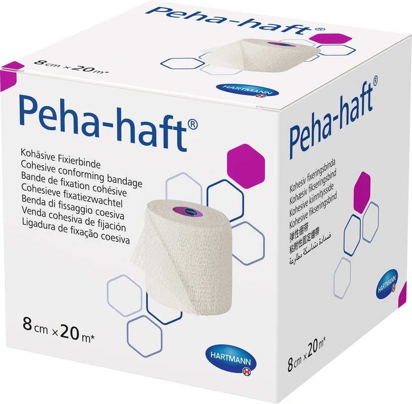 Peha-haft® Rolle 20 m latexfrei, 8 cm breit