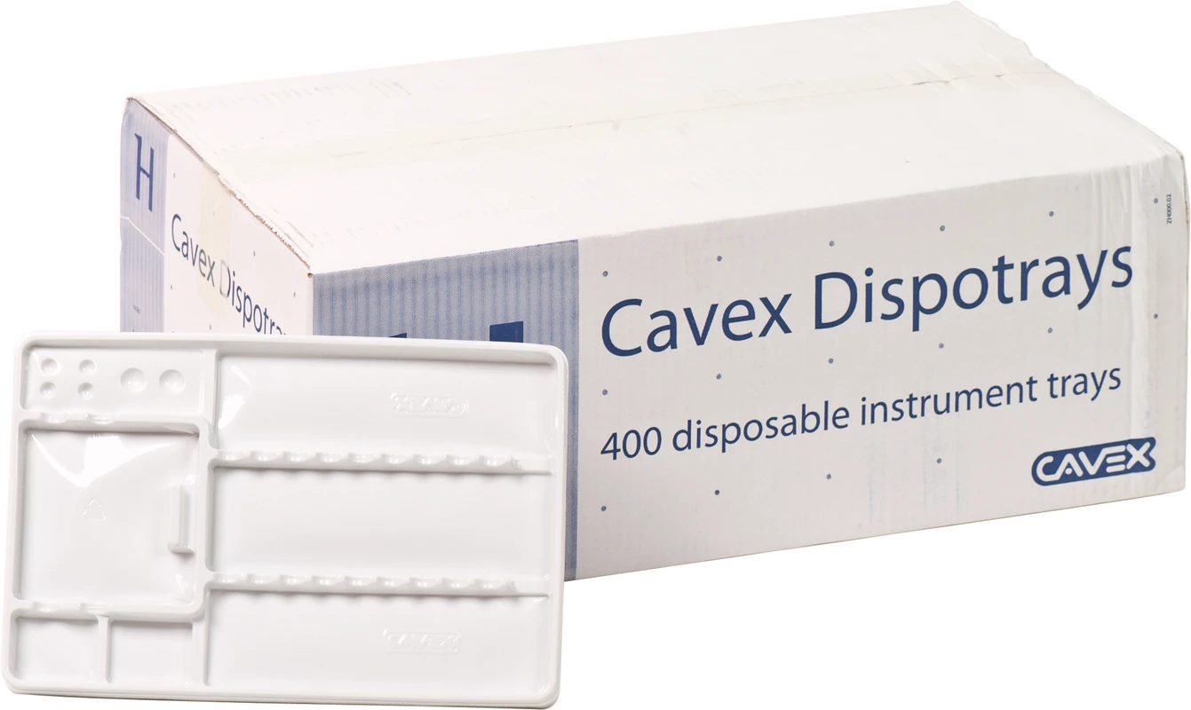 Cavex Dispotrays Packung 400 Stück 18 x 28 cm