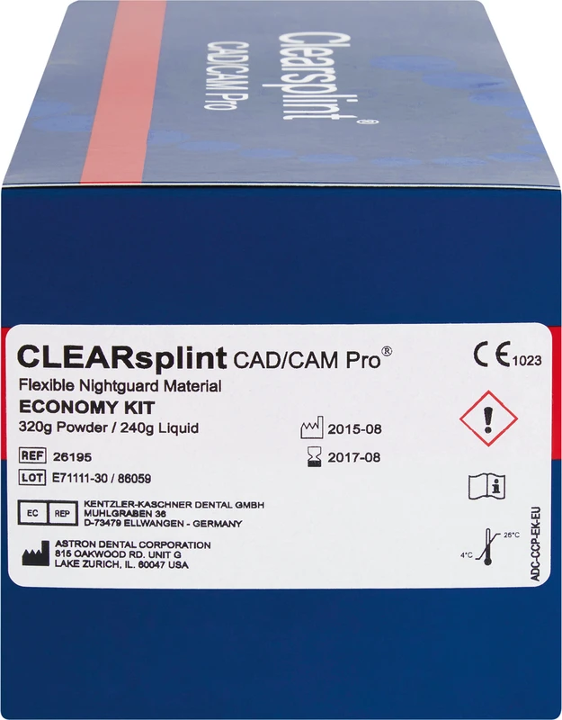 astron® Clearsplint® CAD/CAM Pro Großpackung 320 g Pulver, 240 g Flüssigkeit