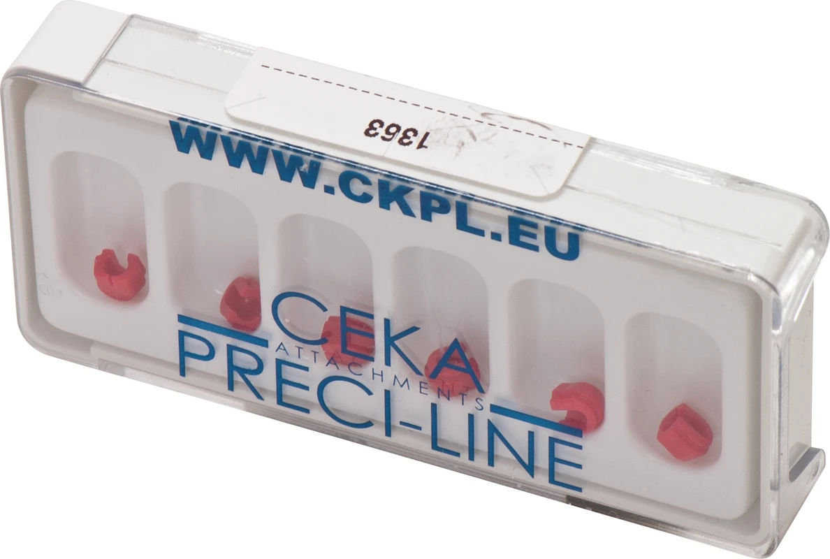 PRECI-SAGIX-Matrize Packung 6 Stück rot, standart Ø 2,2 mm, starke Retention