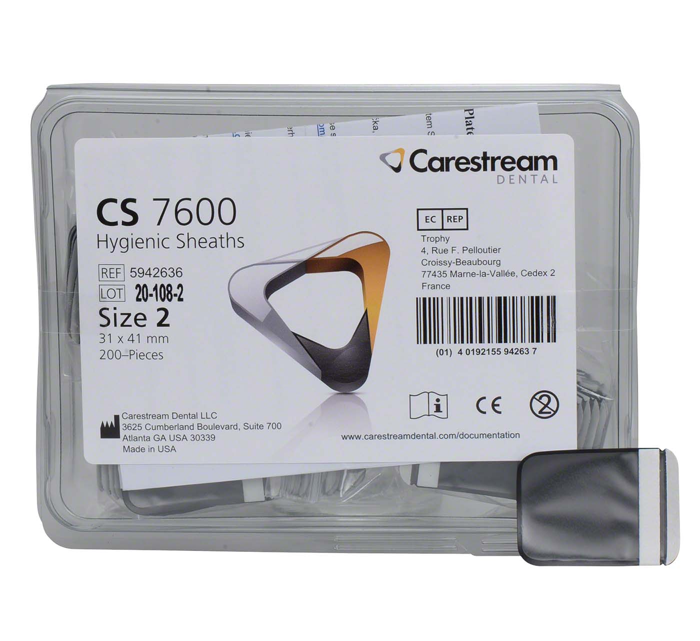 Hygieneschutzhüllen für CS 7600 Carestream DENTAL