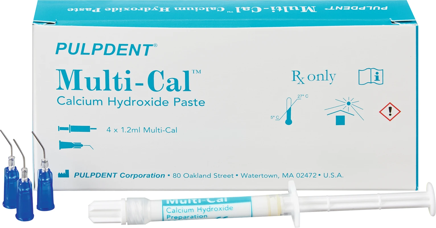 Multi-Cal™ Kit 4 x 1,2 ml Spritze, 8 Applikationsaufsätze dunkelblau, 22 Gauge x 1/2"