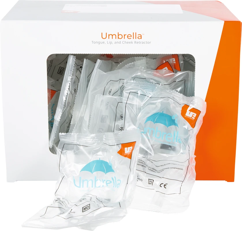Umbrella™ Zungen-, Lippen- und Wangenhalter Packung 40 Stück medium