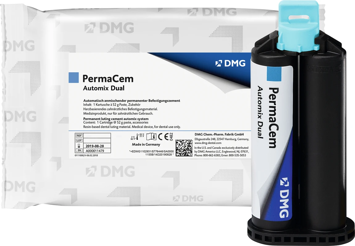 PermaCem Automix Dual Packung 52 g Kartusche, 35 Automix-Tips