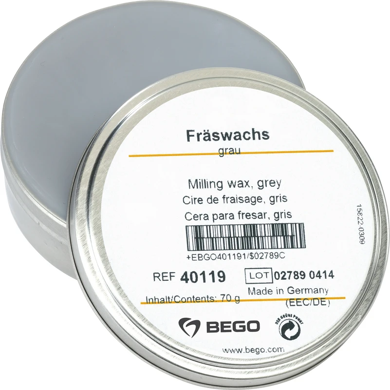 Fräswachs Dose 70 g grau