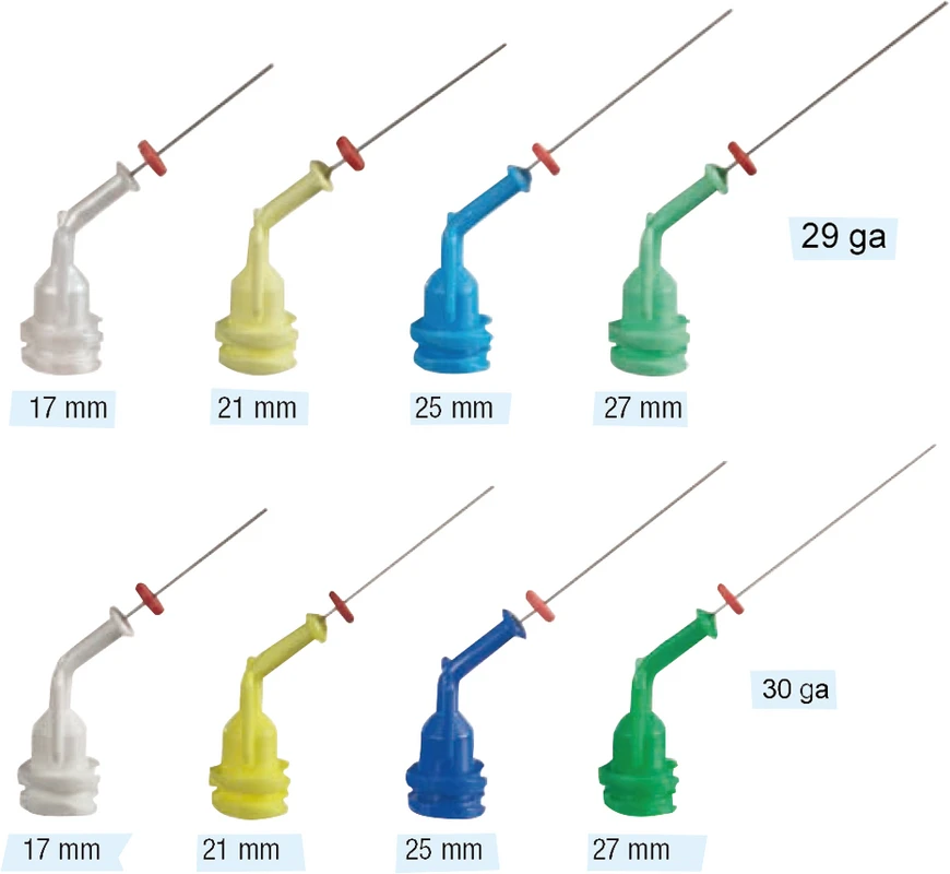 NaviTip™-Tips Packung 20 Stück gelb, Länge 21 mm, Ø 0,3 mm, 30ga