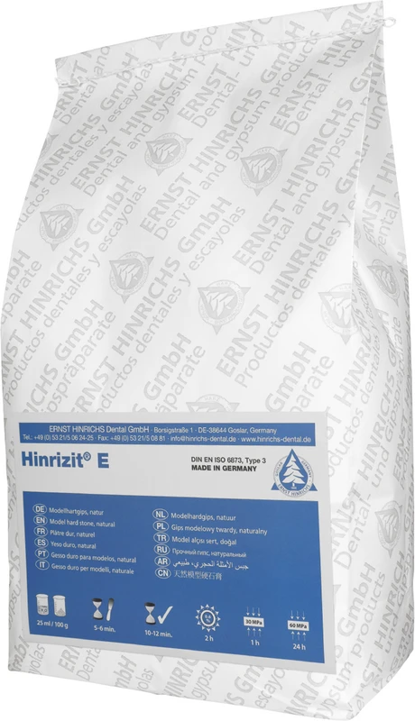 Hinrizit® E Beutel 5 kg Dentalgips naturweiß