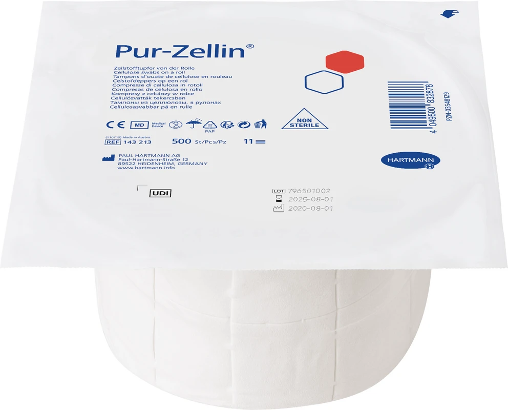 Pur-Zellin® Beutel 500 Stück 4 x 5 cm, unsteril