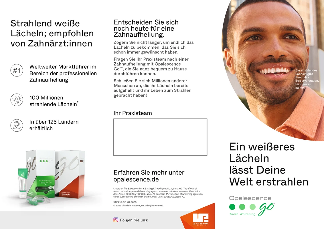 Broschüre Opalescence Go Ultradent Products