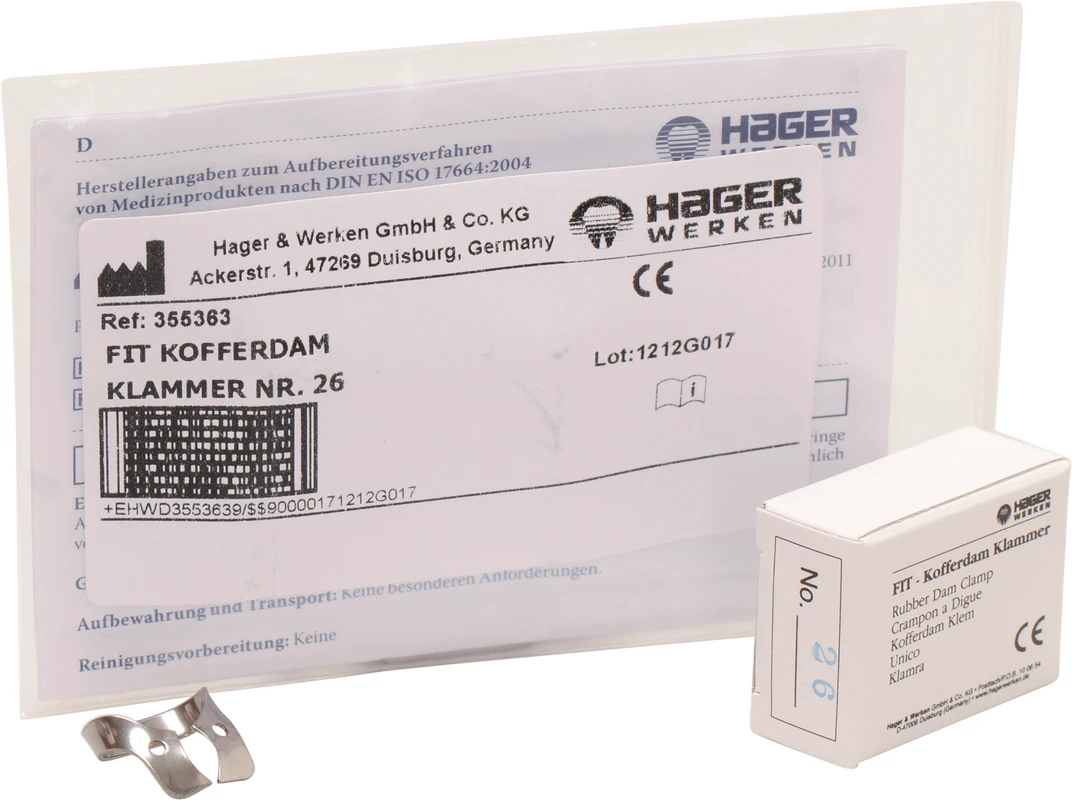 FIT Molarenklammern flügellos Hager &amp; Werken