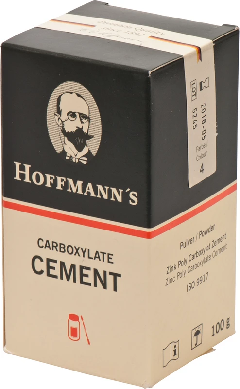 HOFFMANN´S CARBOXYLATCEMENT Packung 100 g Pulver FB4 HOFFMANN´S CARBOXYLATCEMENT Hoffmann Dental Manufaktur