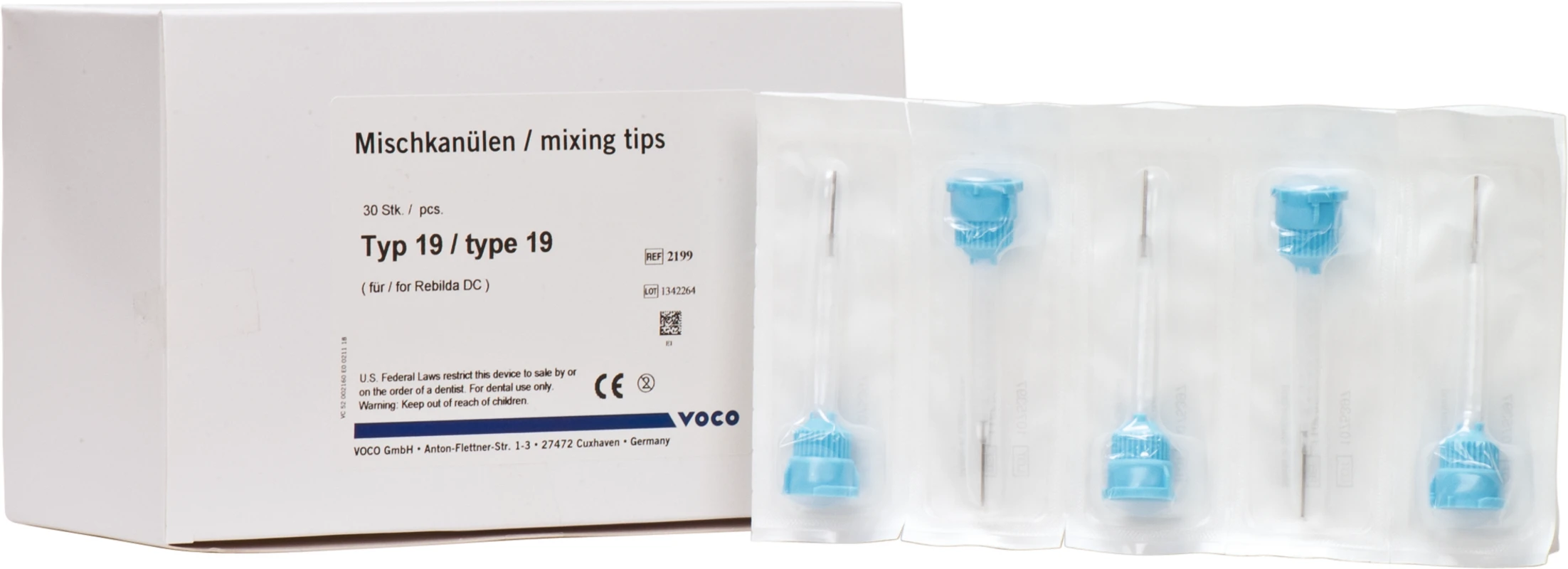 VOCO Mischkanülen Typ 19 Packung 30 Stück Typ 19