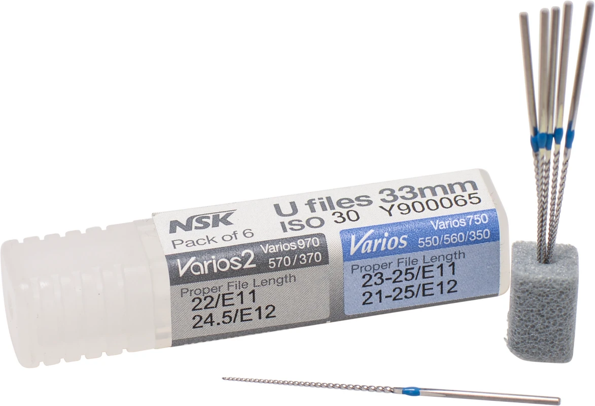 Endofeilen Packung 6 Stück 33 mm, ISO 030, für Varios
