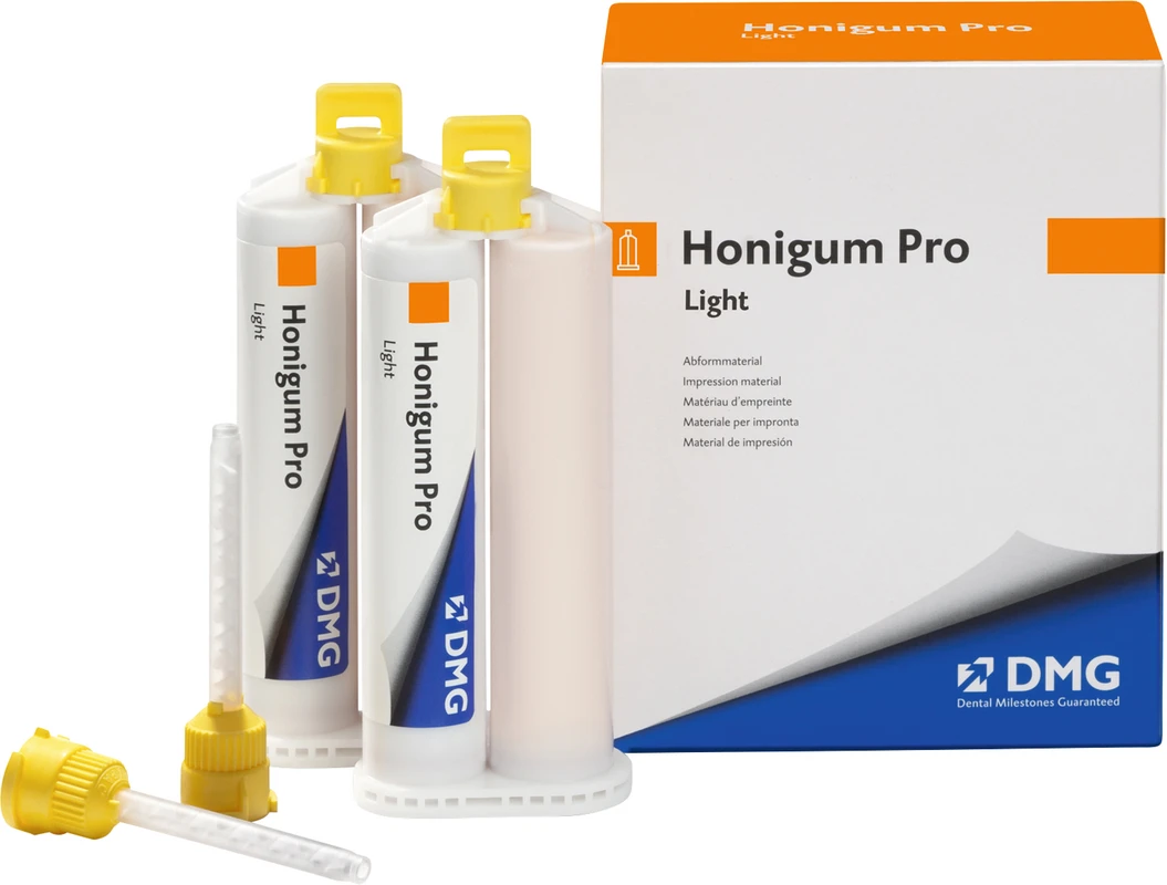 Honigum Pro Light Packung 2 x 50 ml Doppelkartusche, Zubehör
