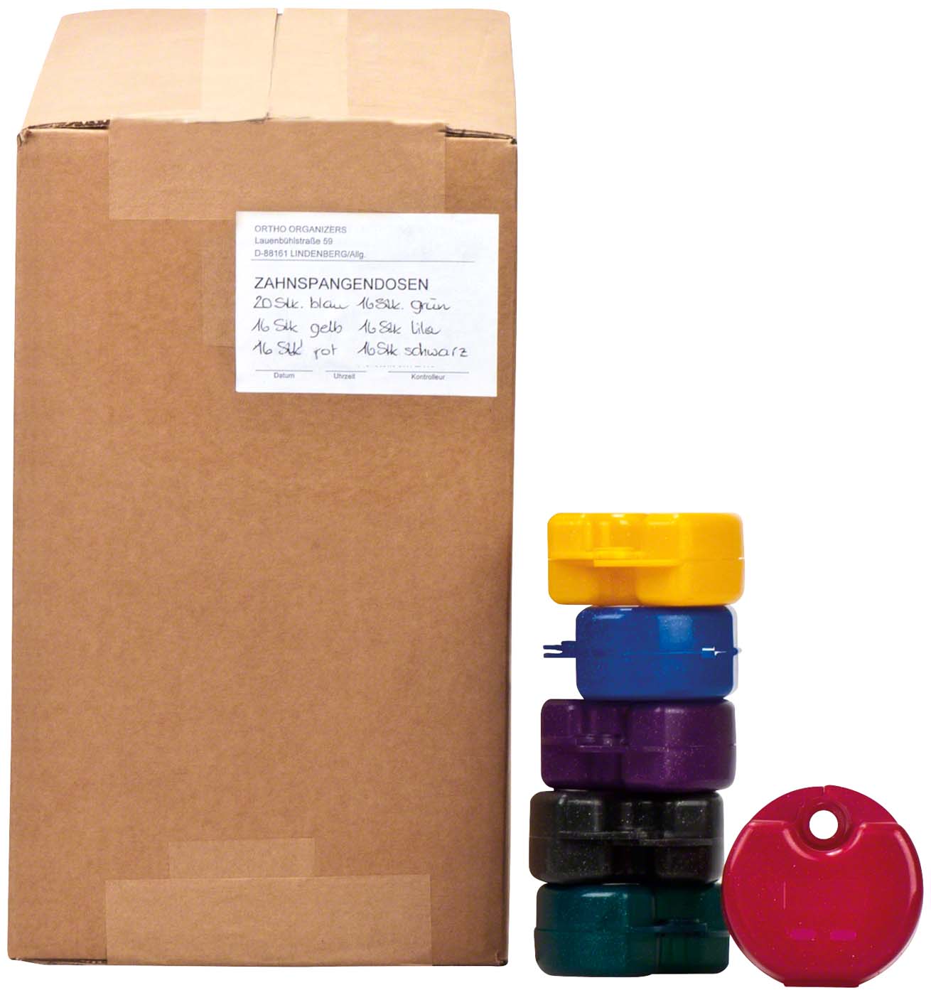Zahnspangendose Glitter Cardex Dental