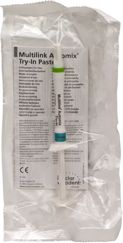 Multilink® Automix Multilink Automix Spritze 1,7 g Try-in Paste transparent