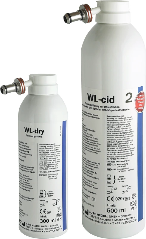 WL-cid Starter Set 500 ml Sprühdose WL-cid, 300 ml Sprühdose WL-dry