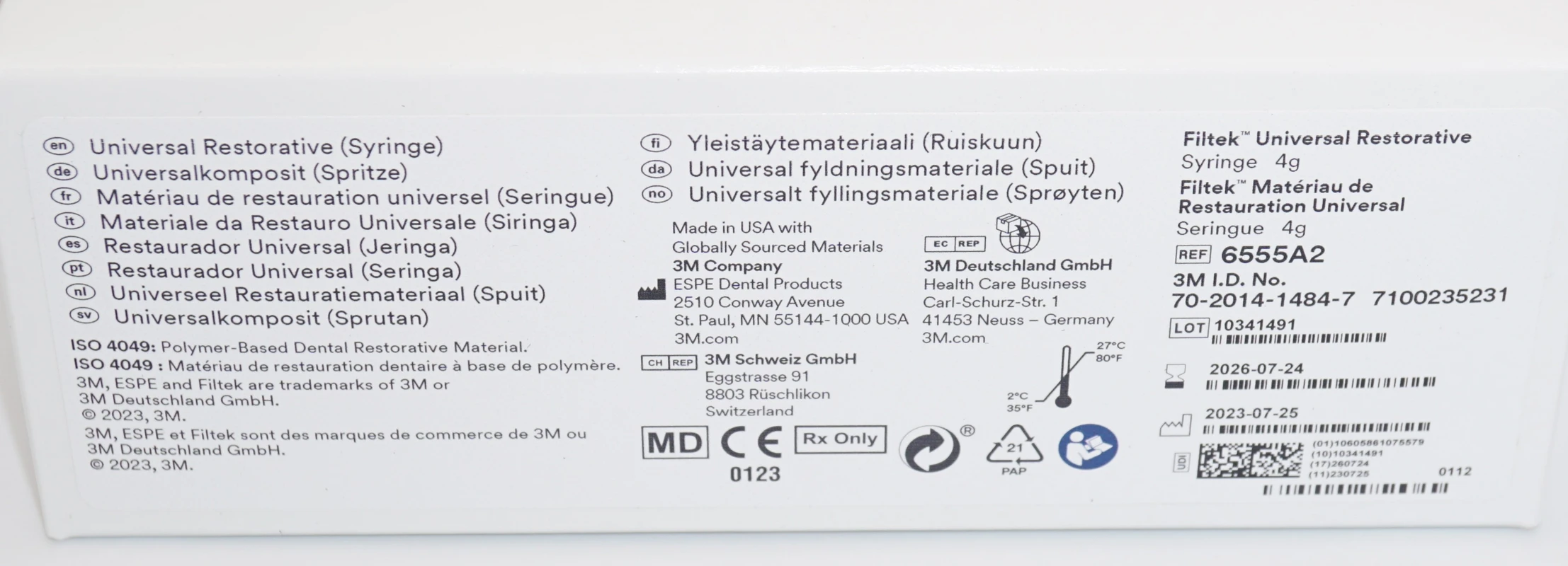 Filtek™ Universal Restorative 3M