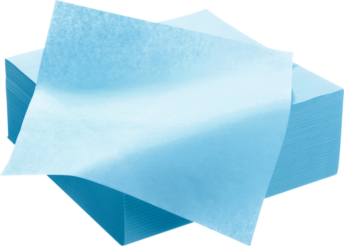Dentalservietten Karton 1.000 Stück blau, 36 x 36 cm